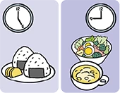 イラスト:午前のエネルギーを補給